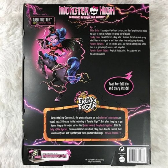 NWOT Monster High Freaky Fusion Hybrids AVEA TROTTER - Picture 9 of 9